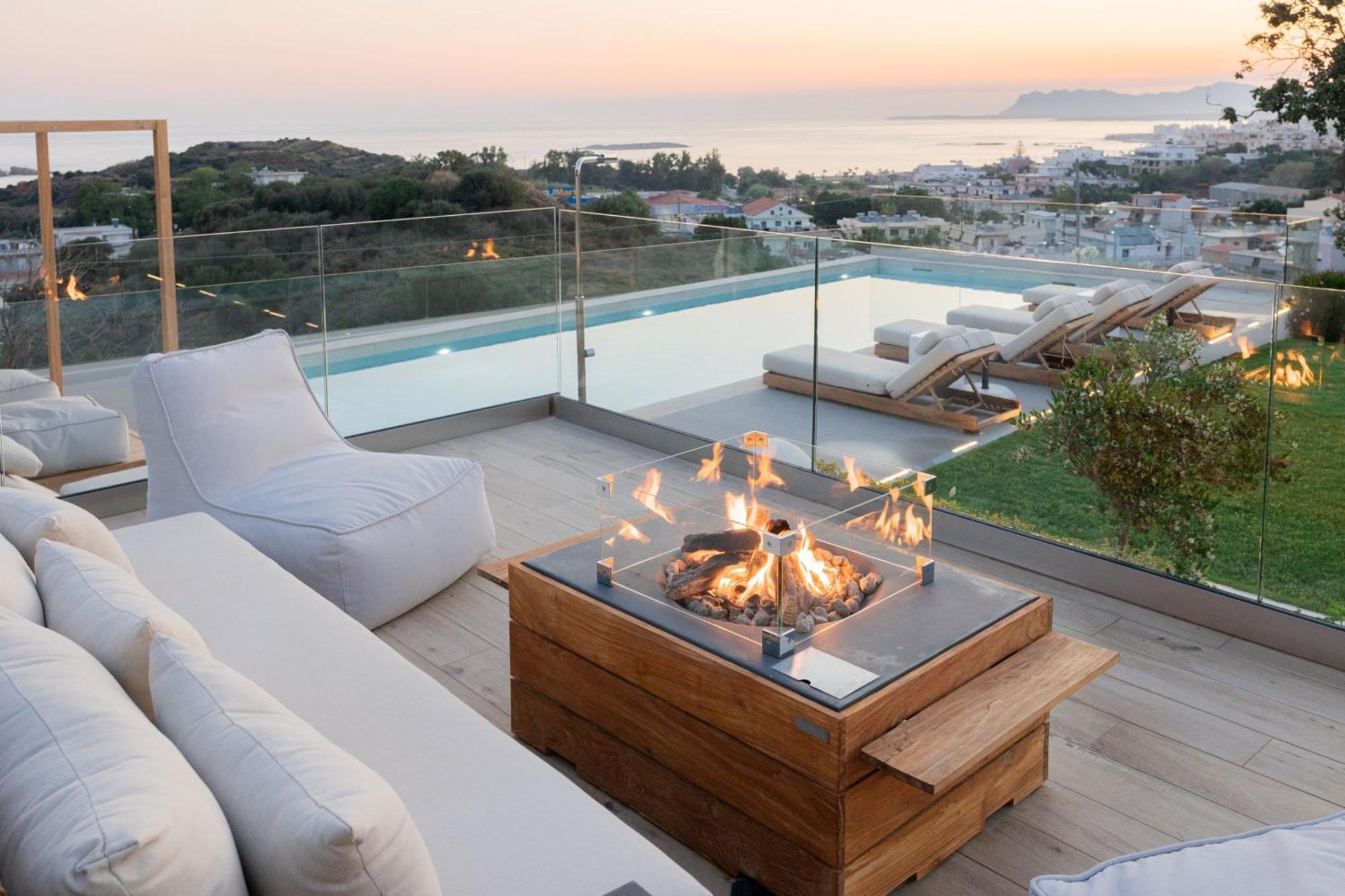 Centro Golden View Villa Chania  Bagian luar foto