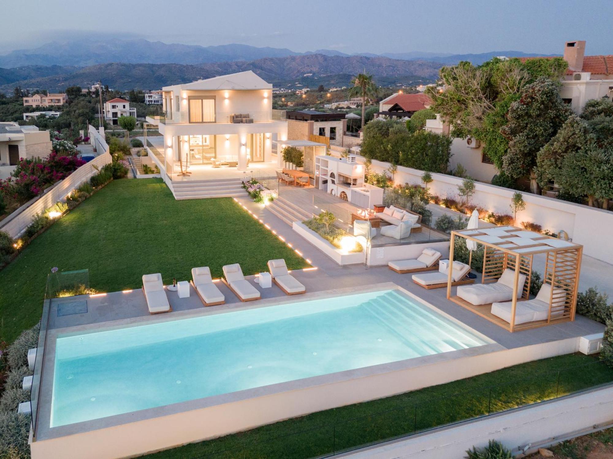 Centro Golden View Villa Chania  Bagian luar foto