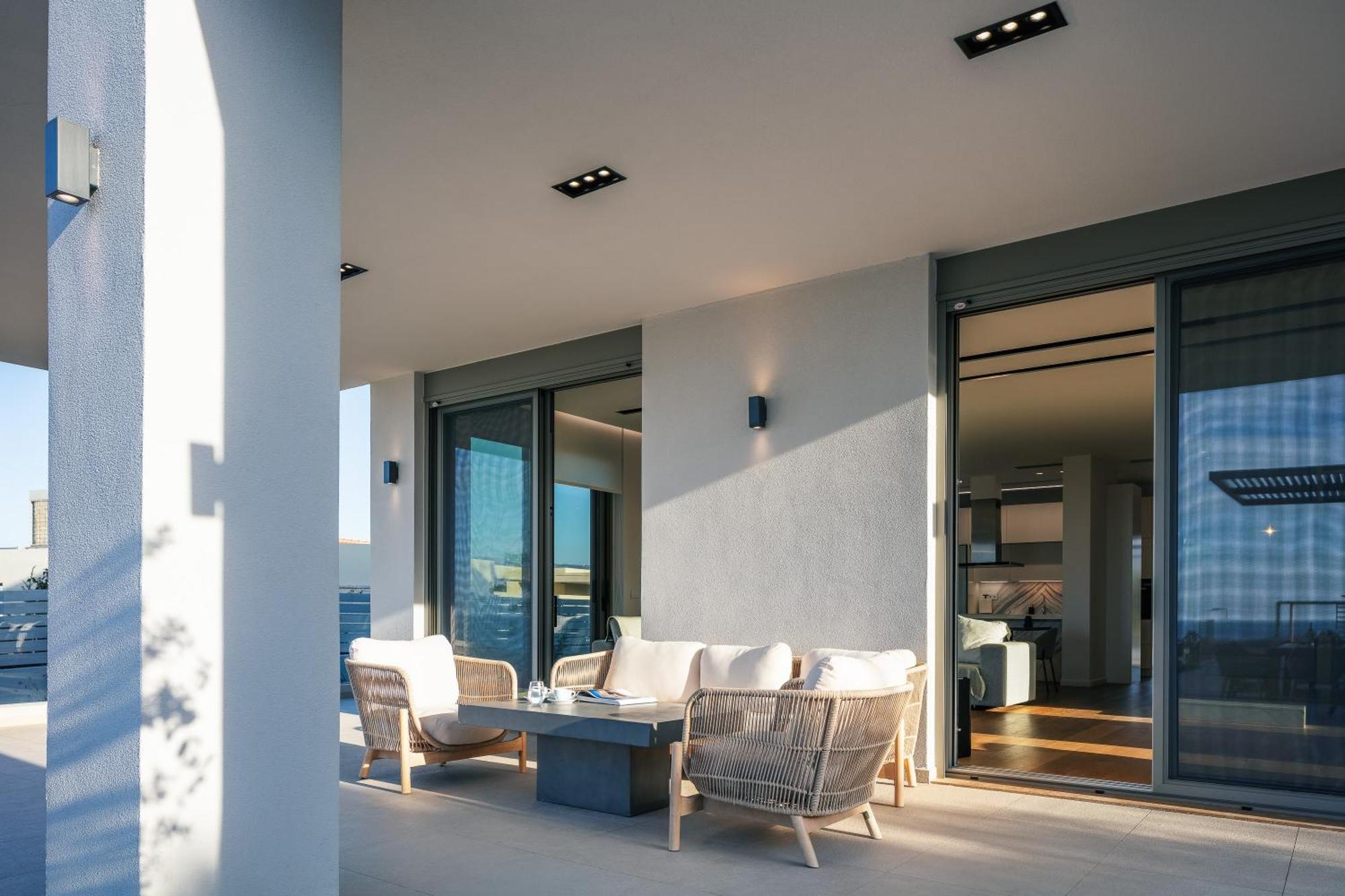 Centro Golden View Villa Chania  Bagian luar foto
