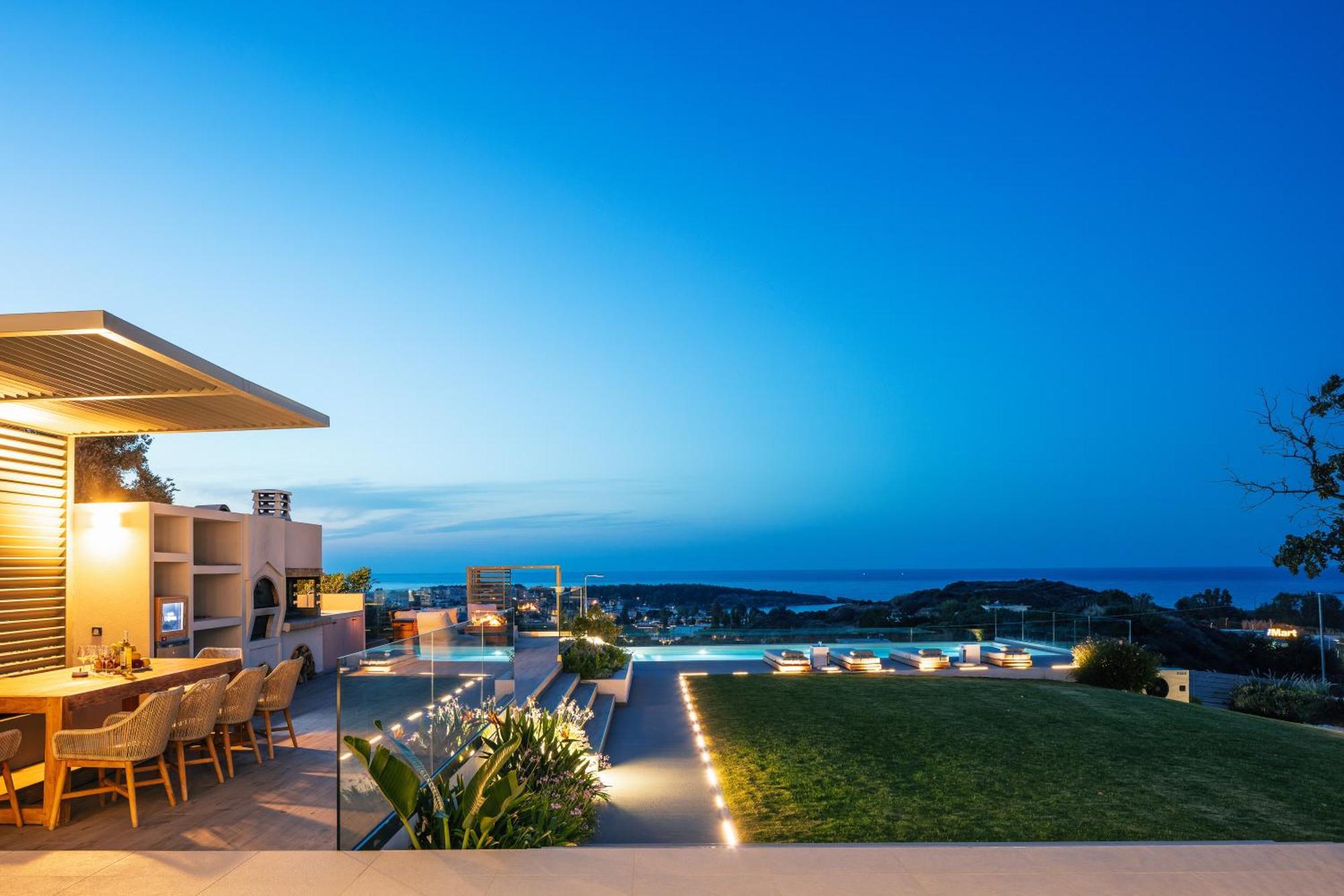Centro Golden View Villa Chania  Bagian luar foto