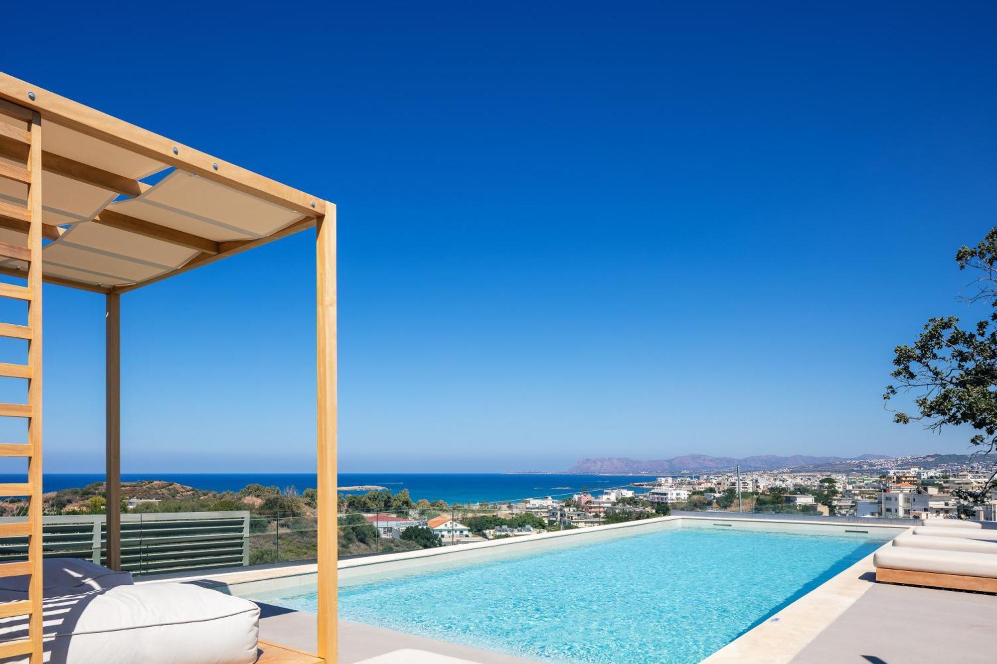 Centro Golden View Villa Chania  Bagian luar foto