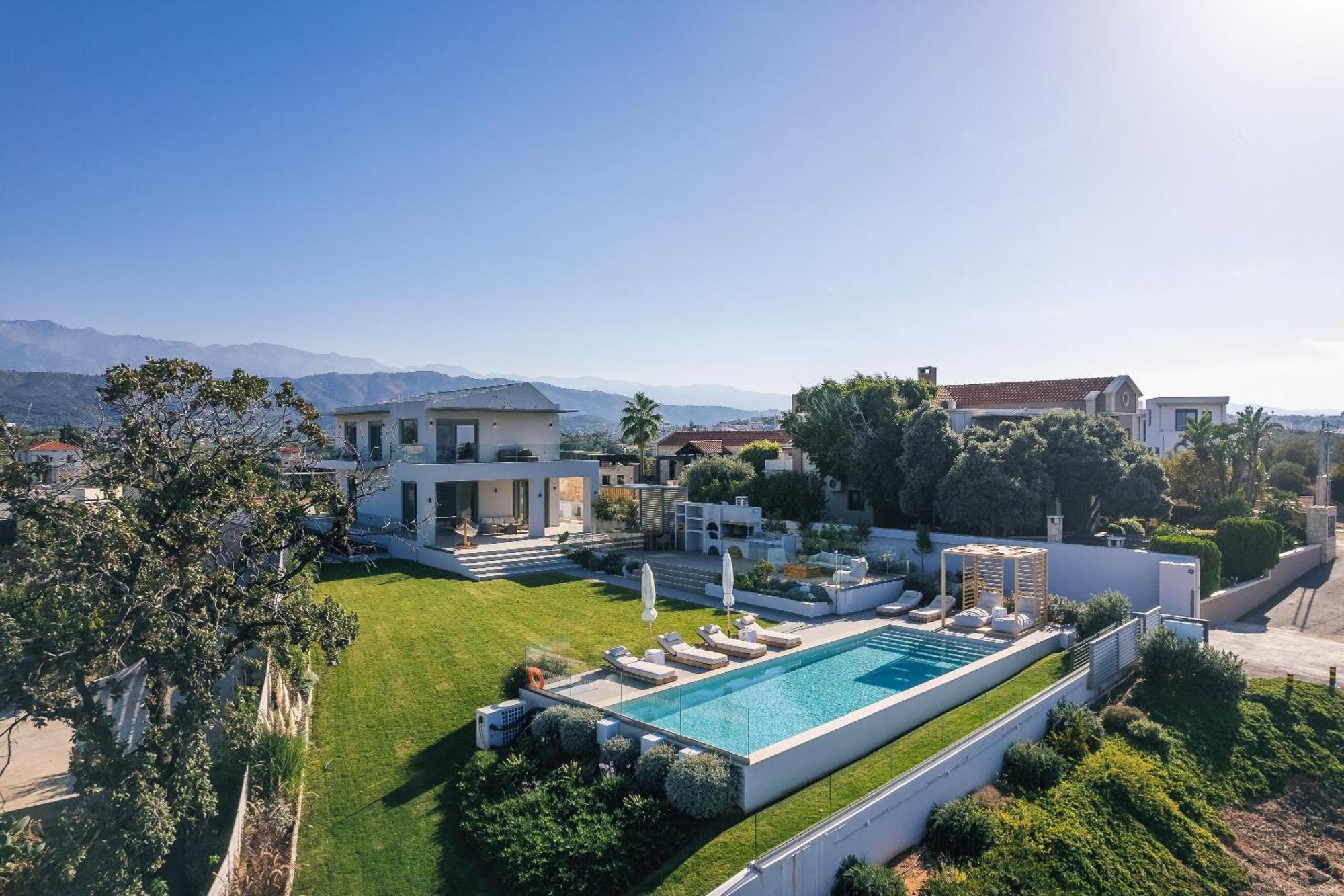 Centro Golden View Villa Chania  Bagian luar foto
