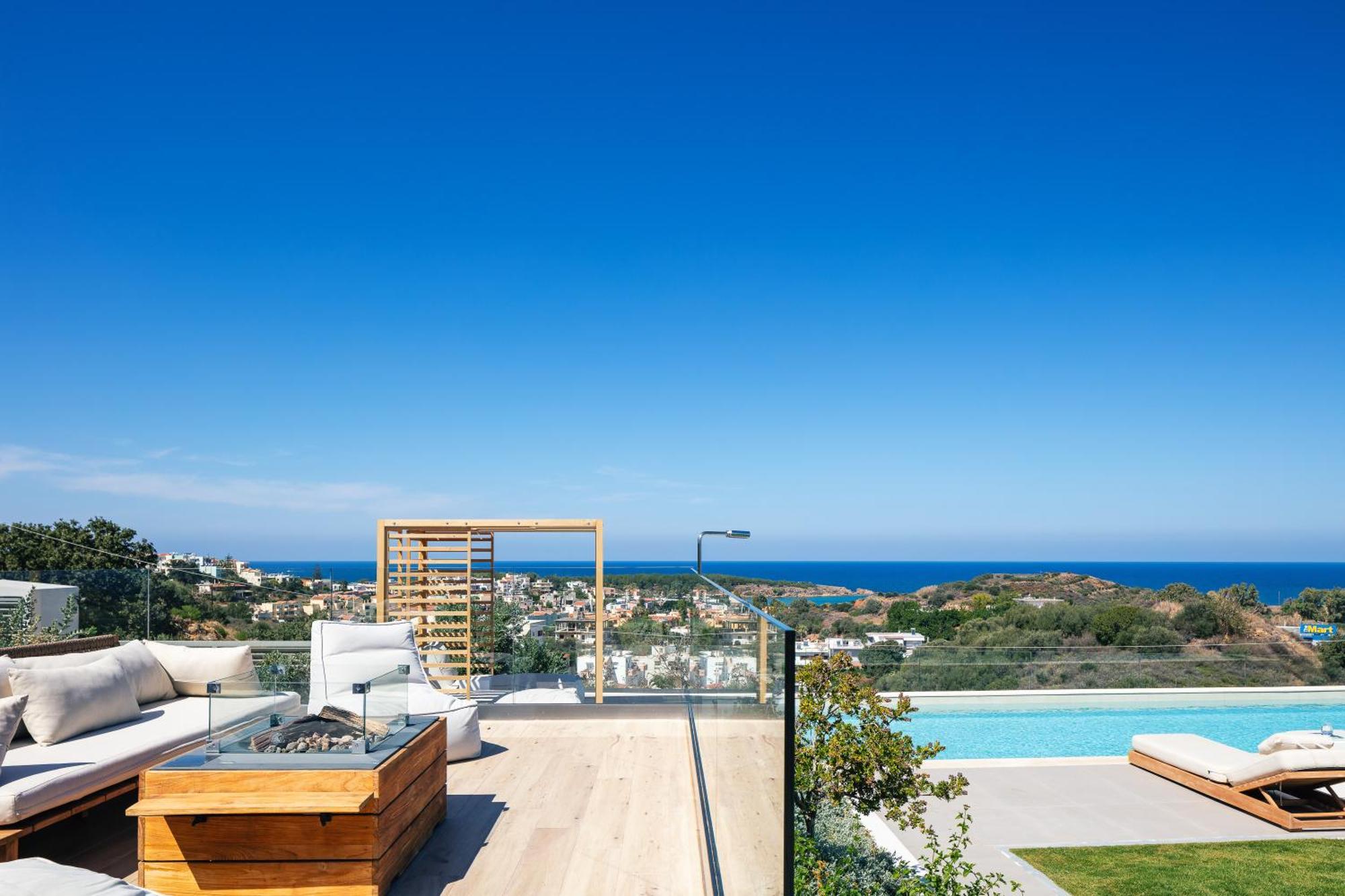 Centro Golden View Villa Chania  Bagian luar foto
