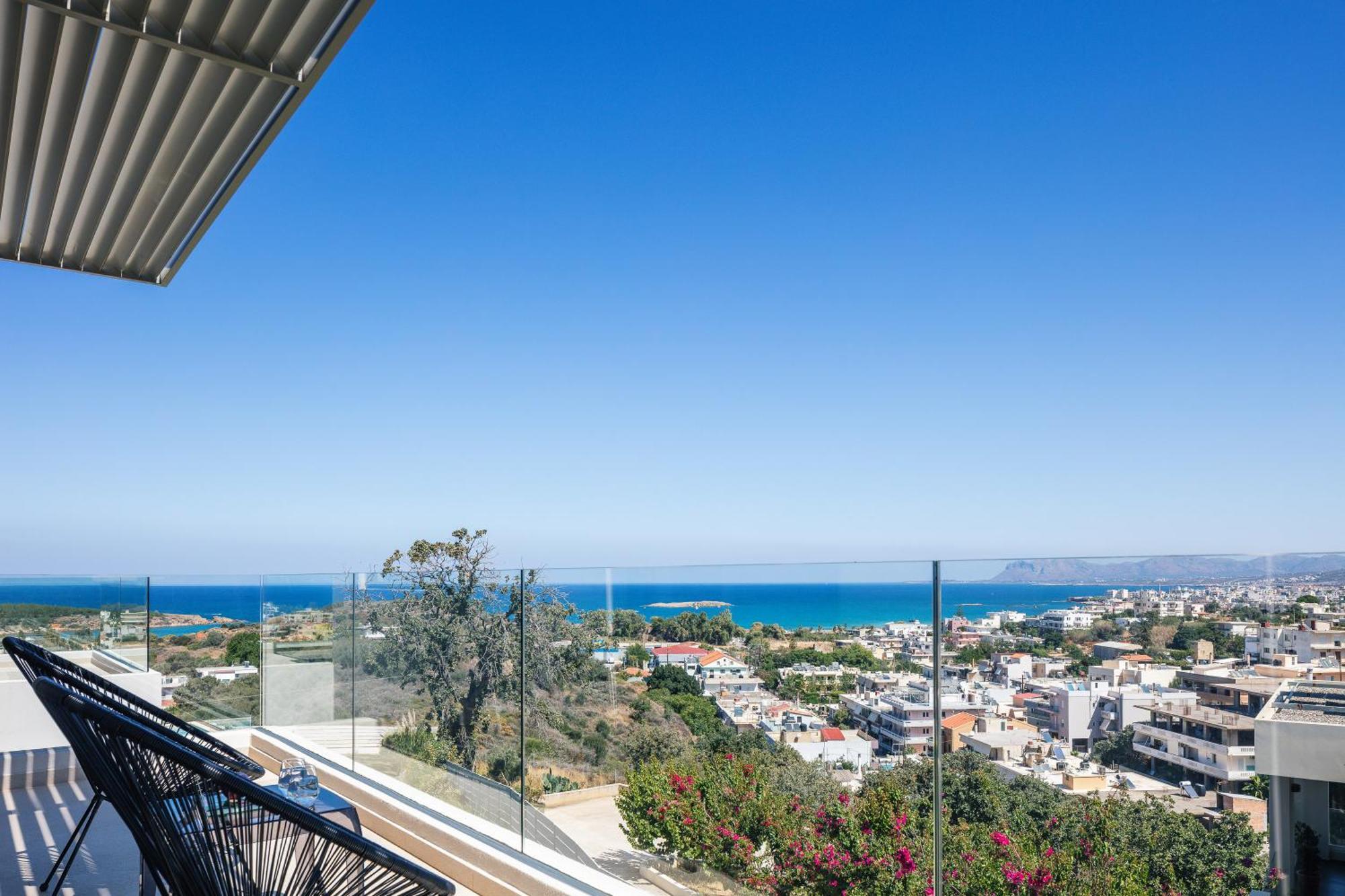 Centro Golden View Villa Chania  Bagian luar foto