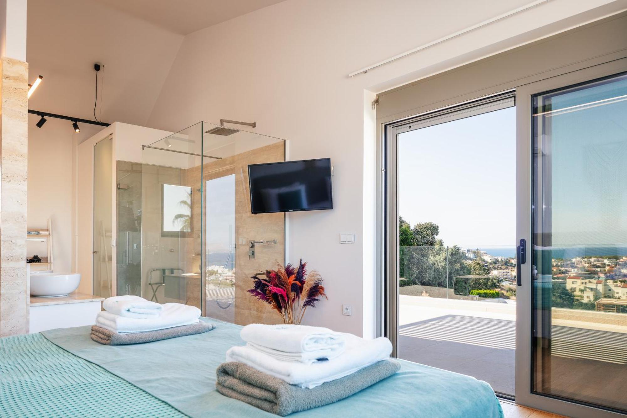 Centro Golden View Villa Chania  Bagian luar foto